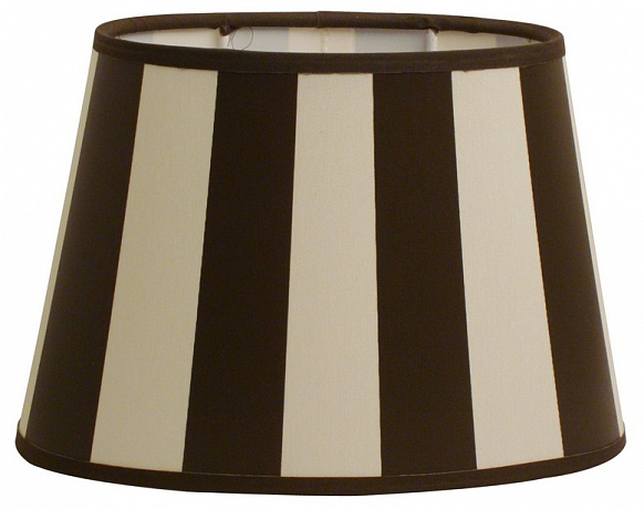 Абажур овальный King Dark Brown